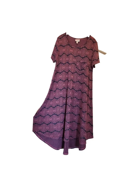 LULAROE LLR CARLY Women s Size XS Swing Dress Navy Blue Rhinestone Studded NWT 17.59 PicClick