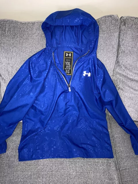 Under Armour Boys UA Storm Youth Size XL Water Resistant Hoodie. Free Shipping!!