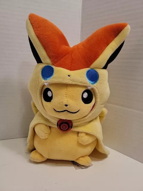 Pokemon Center Victini Cape Pikachu Plush 9"