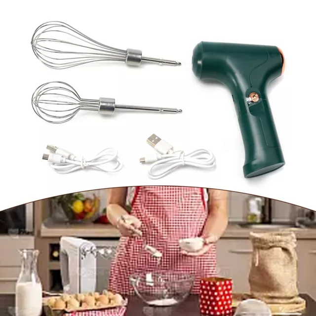 Hand Mixer Hand Mixer Kitchen Handheld Egg Beater Kitchen Supplies USB Charging