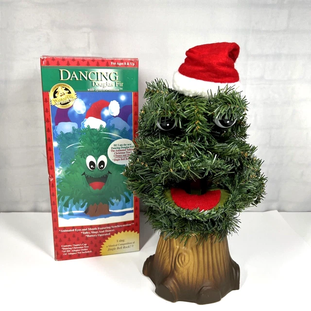 GEMMY DANCING DOUGLAS Fir Animated Talking Singing Christmas Tree 14