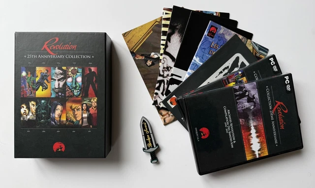 PC - Les Chevaliers De Baphomet (Revolution) Édition 25e Anniversaire - Manque CD 2