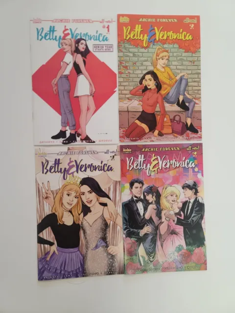 Betty & Veronica 1-4 Archie Forever Lot Near Complete Set Series Run
