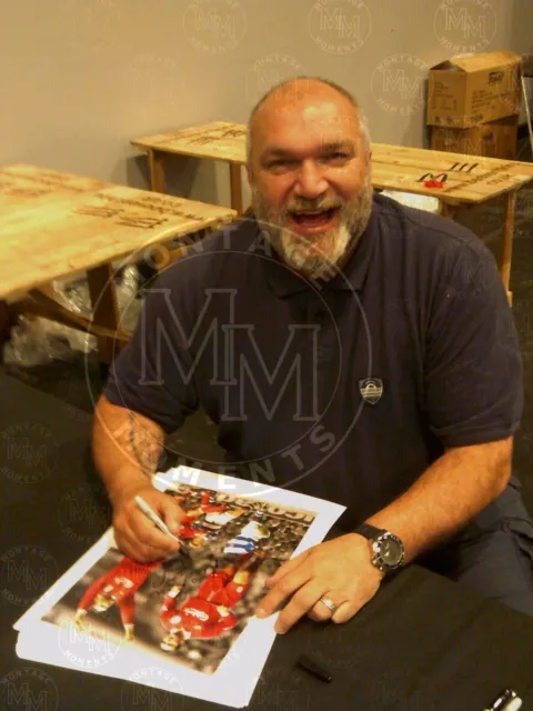 Neil Razor Ruddock Liverpool Fc Signed And Framed Football 12x16 Photograph 2