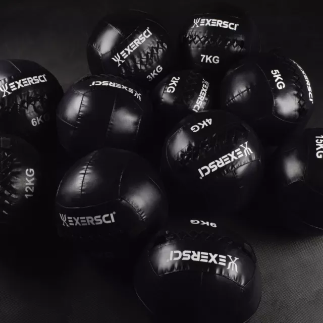 Exersci - Wall Medicine Ball - Cardio Fitness Gym Workout Exercise