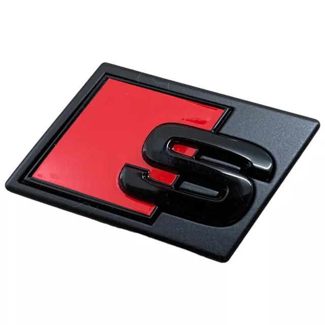AUDI E-TRON S Schriftzug Schwarz Emblem Logo Kühlergrill 4KE071805 Vorne S  Grill EUR 59,95 - PicClick DE