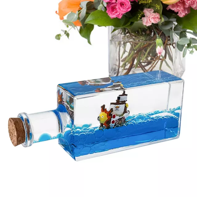 Unsinkable Boat One Thousand Piece Sunny Pirate Ship Model Toys in a Bottle Box