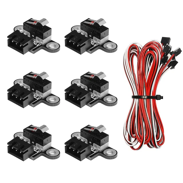 6X Micro Limit Schalter Mit 1M 3D Pin Zopfmuster for 3018-Prover/