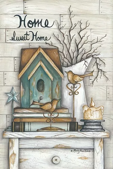 Art Print, Framed or Plaque by Mary Ann June - Home Sweet Home - MARY476