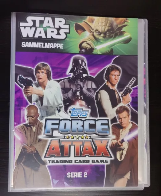 Star Wars Force Attax MOVIE Serie 2 - Offizielle Sammel-Mappe - KOMPLETT