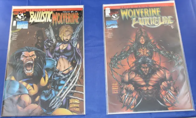 Devils Reign Ballistic Witchblade Wolverine 4 5 Michael Turner Comic Lot 8.0