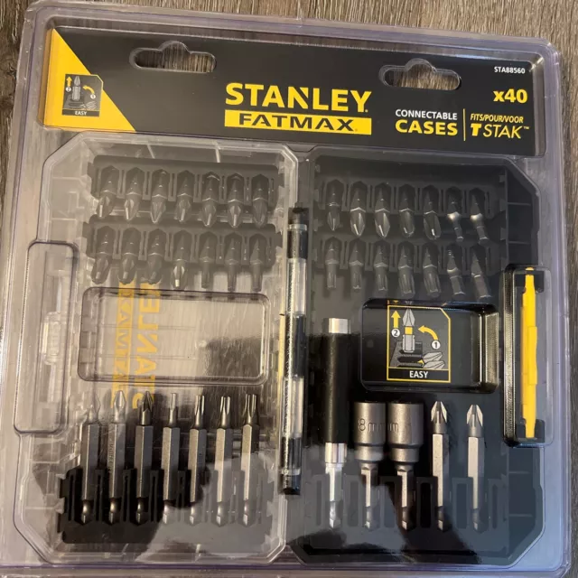STANLEY 40-Piece Standard FATMAX Screw Bit Set