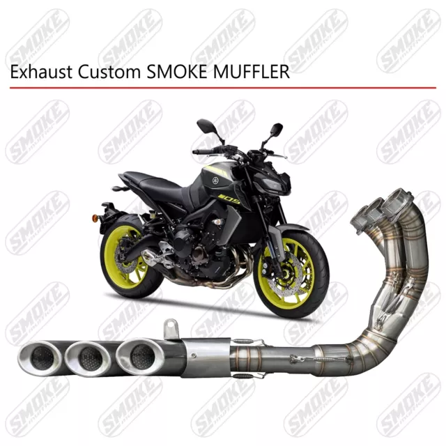 For Yamaha MT-09 XSR 900 Tracer 900 2022+ Custom Exhaust full System Pipes