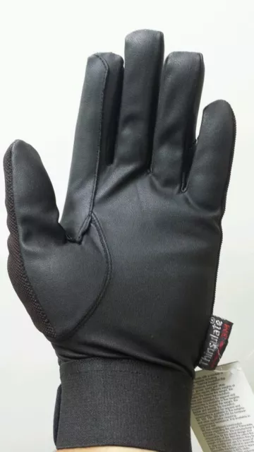 Brand New Horse Riding Gloves Chocolate Thinsulate/synthetic leather XS