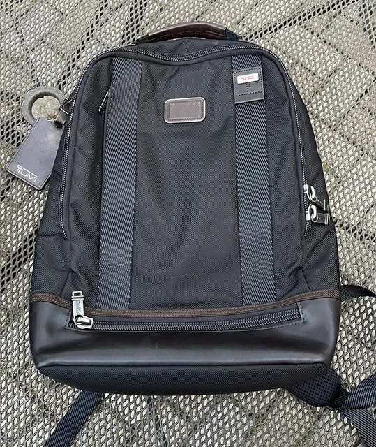 TUMI Alpha Bravo 'Dover' Black Nylon Backpack