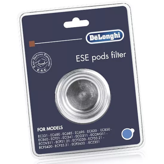 DeLonghi ESE pods Filter Espresso Coffee Machine SINGLE CUP FILTER BASKET 51 mm