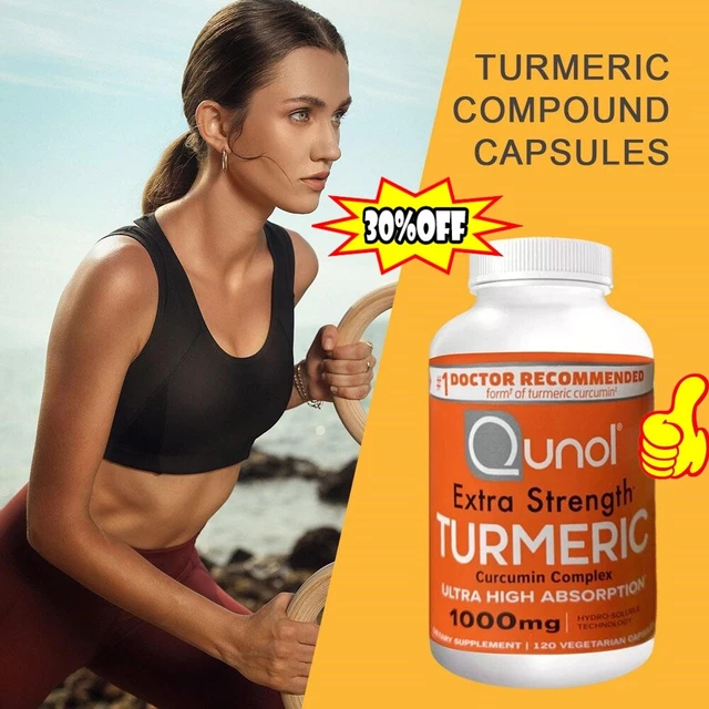Organic Turmeric Curcumin 1000mg Daily Dose Plus Organic Black Pepper