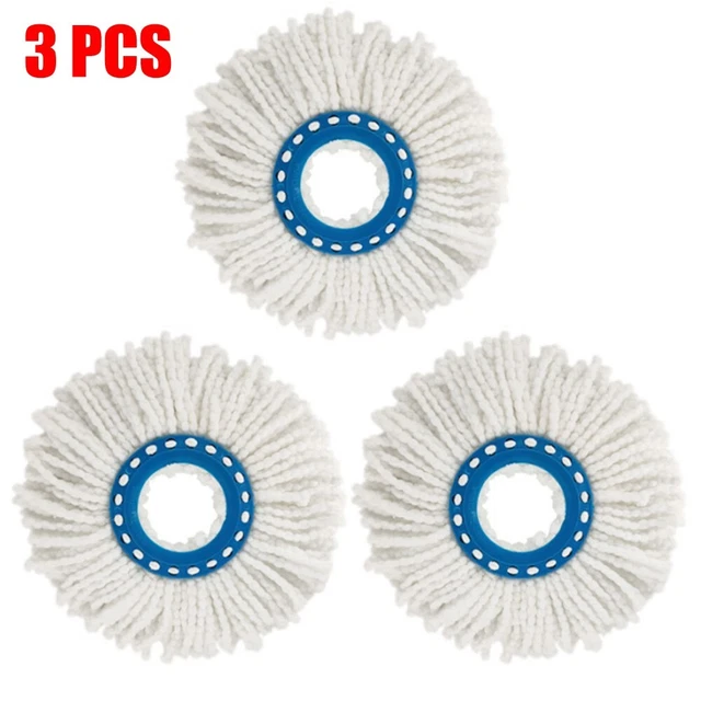 3pcs / Set for Tedesco Leifheit Microfibra Ricambio Testa Rotante Mop Panno