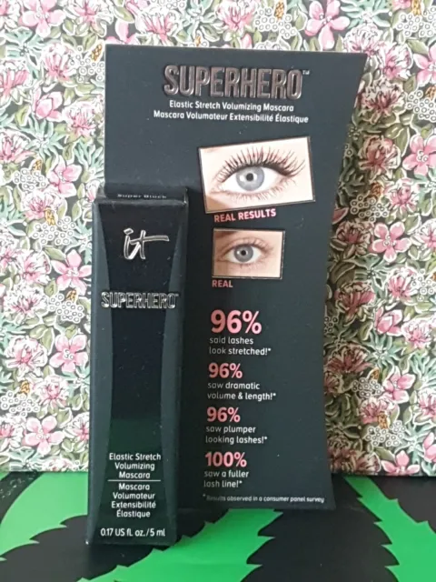 It Cosmetics Superhero Mascara Travel Size 5ml, new