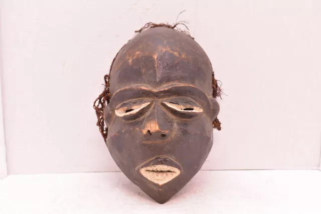 Vintage Chokwe Mwana Pwo Mask Headdress Africa Angola Congo Zambia Tribal Carved