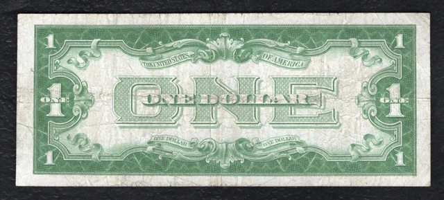 Fr. 1601* 1928-A $1 One Dollar *Star* “Funnyback” Silver Certificate Very Fine 2