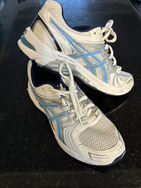 Asics Womens Gel Tech Walker Neo Q468N White Running Shoes Sneakers Size 8.5