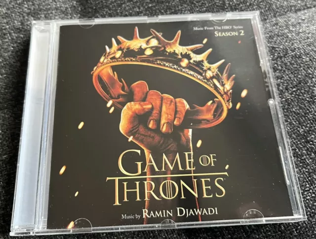 Game of Thrones CD Staffel 2 Music by Ramin Djawadi HBO Serie Audio Disc Erstauf