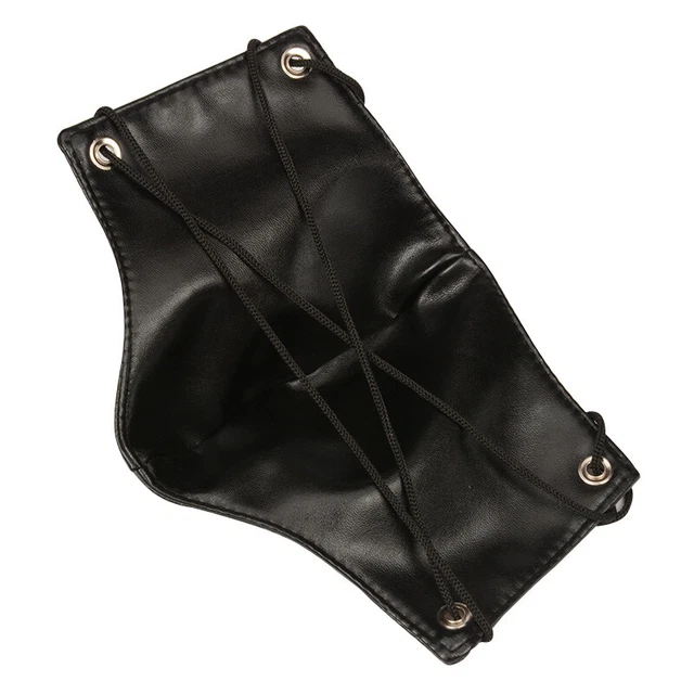 Cagoule De Soumission Occultante BDSM - Noir, Pour Jeux De Domination Et Cosplay, Neuve