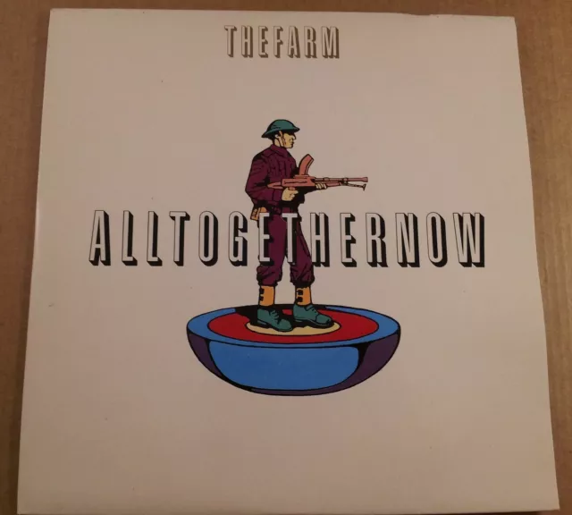 The Farm : All Together Now : Vintage 7" Single from 1990.