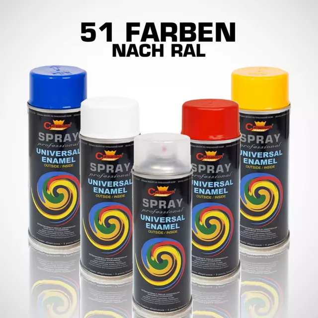 Lackspray nach RAL CC Sprühfarbe Sprühlack Spraydose Lack Farbe 400ml