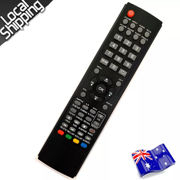 TEAC TV Remote Control for LCD LED 0118020315 LCDV2656HDR LCDV3256HD DLE LE LEV