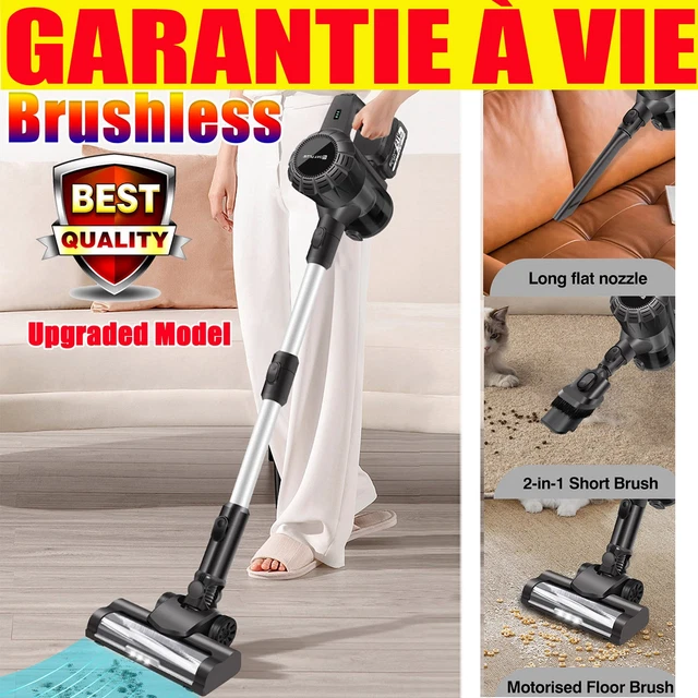 Aspirateur Bâton 2-en-1 800W – Sans Sac, Léger Et Ergonomique (Modèle VA20)