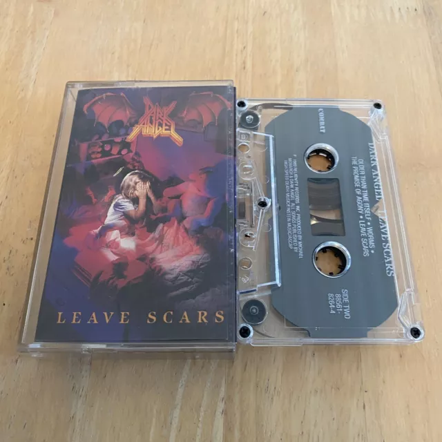 DARK ANGEL LEAVE SCARS Cassette Tape 1989 Metal Thrash Rare US IMPORT