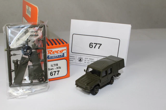 RO1409, ROCO Minitanks 677 Volkswagen ILTIS SAN OVP mint 1:87 H0 EUR 14 ...
