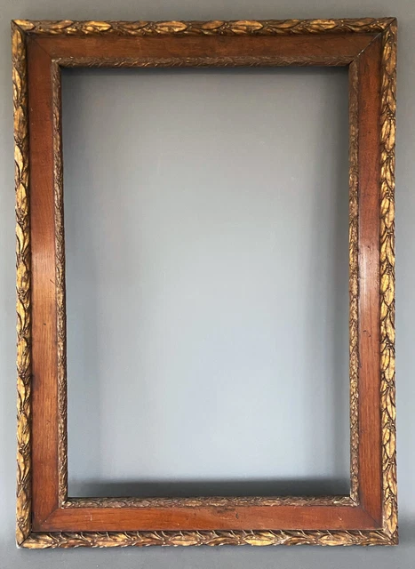 Marco de La de Madera Con Decoración Hojas Dile Laurel