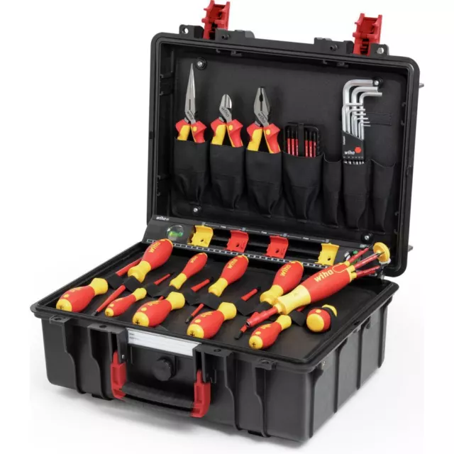 WIHA Werkzeugkoffer Basic Set L electric 39-tlg, | 45257