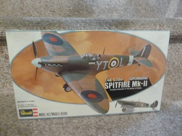 REVELL SUPERMARINE SPITFIRE Mk-Ii Wwii Model Airplane Kit H-32 Brand ...