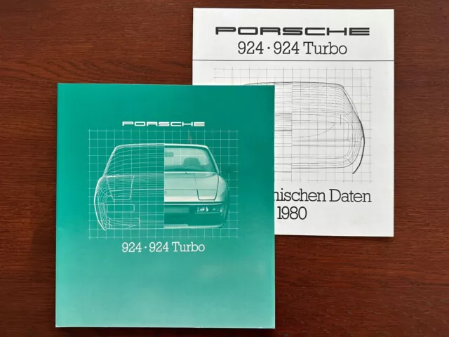 Prospekt / brochure Porsche 924 - 924 Turbo MY 1980 Deutsch !