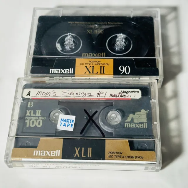 Lot of Four Maxell XLII 90 - High Bias Cassette Tapes - Sold as Blank