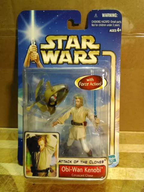 Star Wars Attack Of The Clones Obi-Wan Kenobi Coruscant Chase 2002
