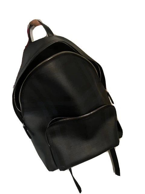 Burberry Abbeydale Backpack London Check Coated Canvas Medium