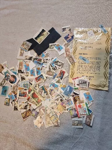 Mixed Postage Stamp Bulk Lot Bundle Australian Postmarked Collectable