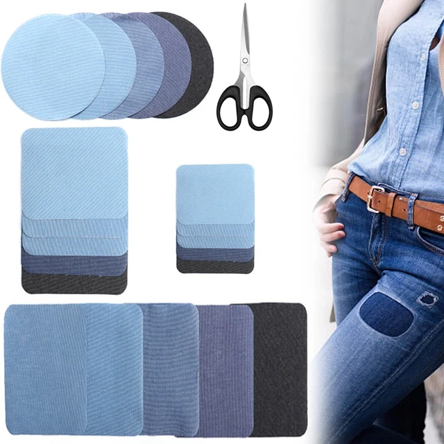 Littlegaofeithing 26 Couleurs Carré Patch Thermocollant Tissu