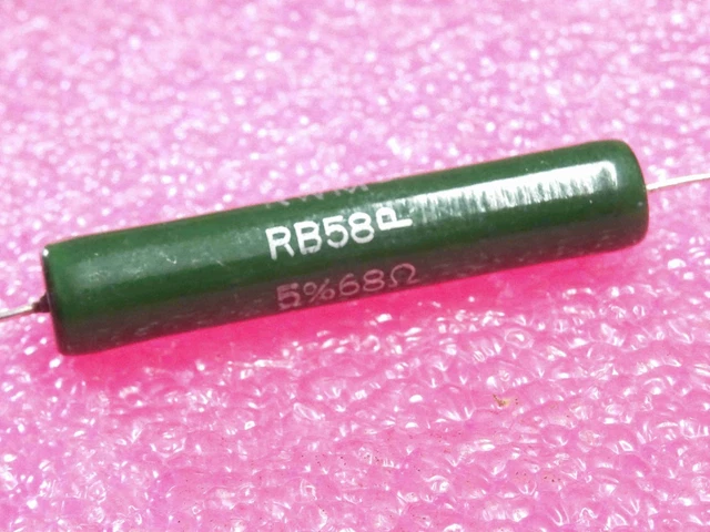 Lot De 3 Résistances Bobinées Vitrifiées Sfernice RB58 1.5kΩ 11W - Neuf, Axiales, Pour électronique Ou Ampli
