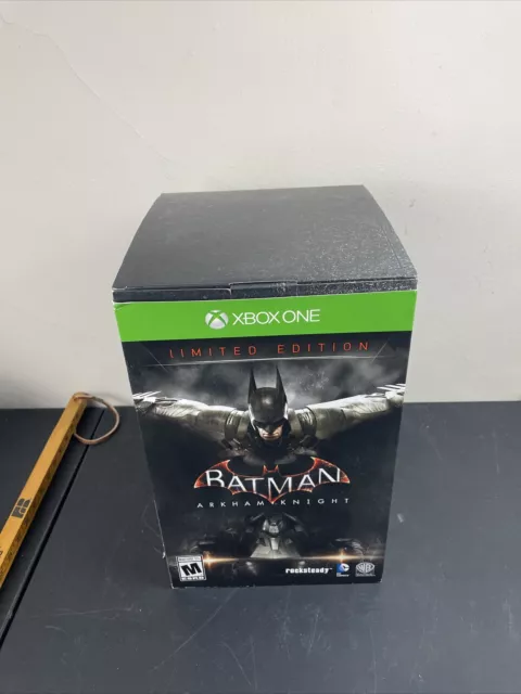 XBOX One BATMAN ARKHAM KNIGHT Limited Edition Box Set W/ Statue Steel Book Comic