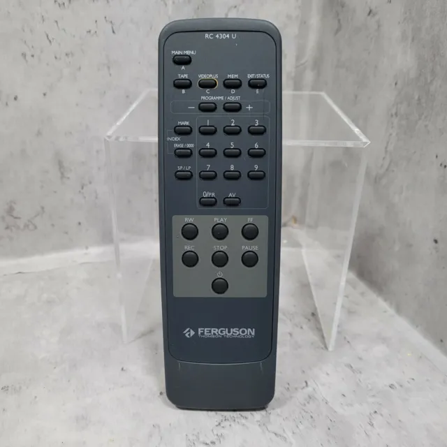 RC4304U Ferguson TV VCR Remote Control /    FV88HVX - FV81LV  - FV82LV