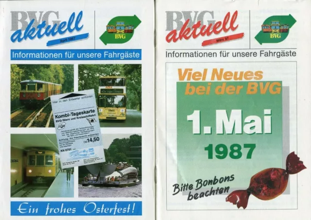 2 BVG aktuell (März & April 1987)
