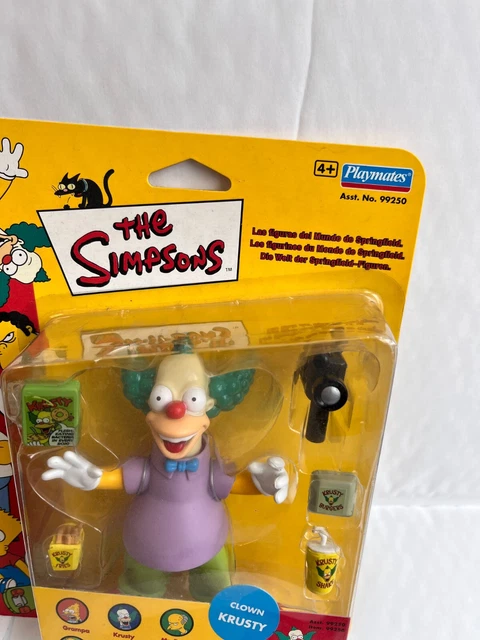 Figurine The Simpsons Bandai Palymates Série 1 - KRUSTY LE CLOWN - Neuf Sous Blister