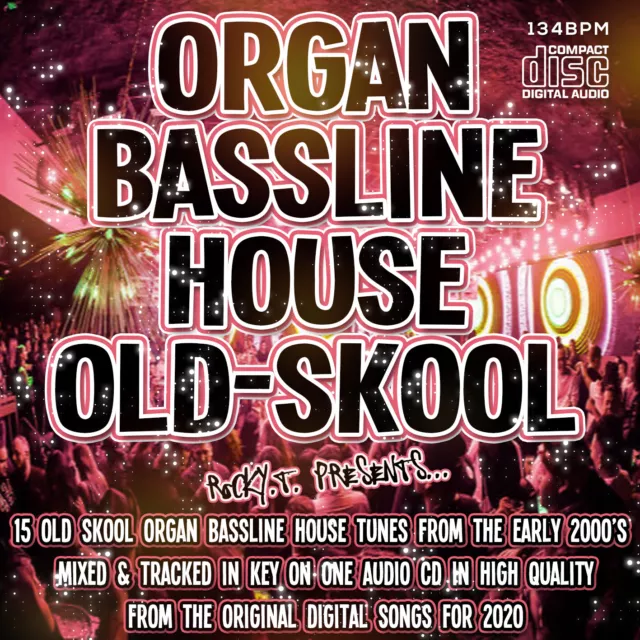 ORGAN BASSLINE HOUSE speed garage OLD SKOOL 2020 NEW DJ MIXED CD EARLY 2000's