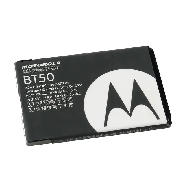 Batteria Agli Ioni Di Litio 1000mAh Per Motorola: V323 V325 V360 V360i V360v V361 V465 V975 V980 E Altri - Colore Nero